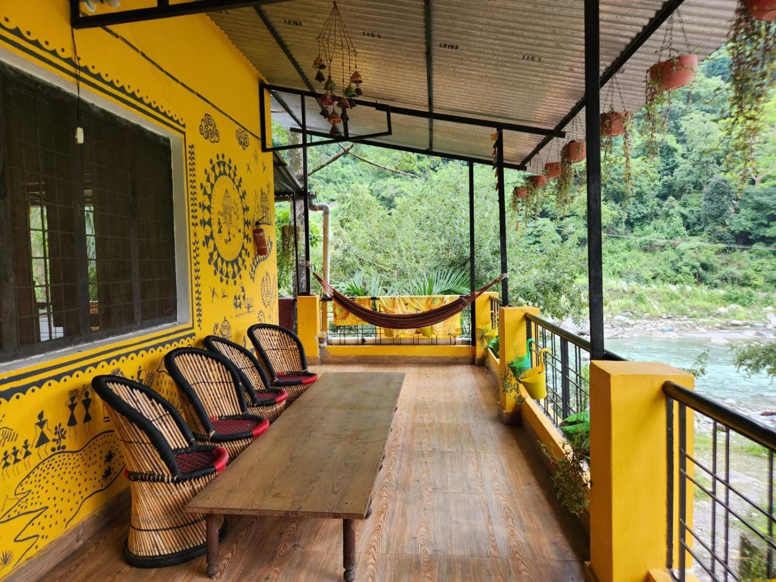 Utsav riverbank homestay Haldwāni Eksteriør billede